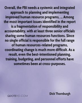 and implementing improved human resource programs, ... Among the most ...