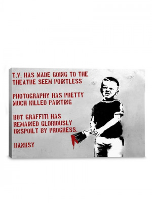 Banksy Quote by iCanvasART at Gilt