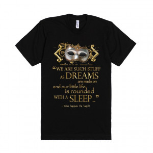 Shakespeare's The Tempest Dreams Quote (Gold Version)