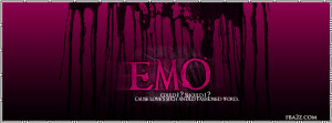 Emo timeline cover Love is such an old fashioned word - quote
