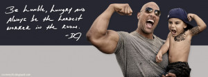 Dwayne Johnson Quote Facebook Cover