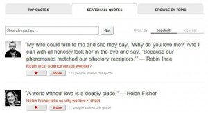 TED Quotes is a permanent feature, but TED plans to highlight specific ...