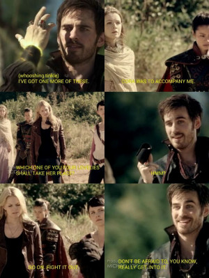... of bounces when he says this - OUAT - Captain Hook - Once Upon a Time
