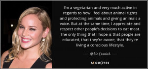 ABBIE CORNISH QUOTES