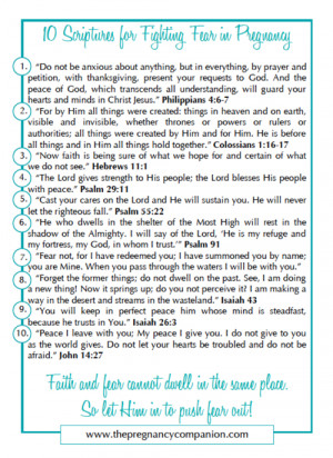 To download a PDF Printable of 10 Scriptures for Fighting Fear in ...