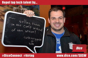 Repel top tech talent by selling them on the compensation instead of ...