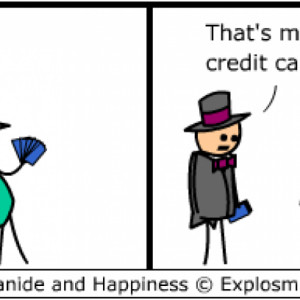... Trick Is Foiled By When The Master Card Is Taken In Comic By Explosm