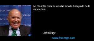 Frase de Filosof a de John Kluge 45008