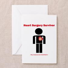 Heart Surgery Surviver Greeting Cards (Package of for