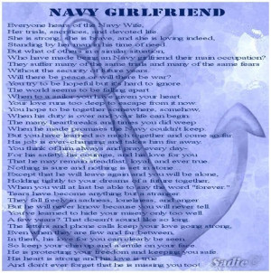 the best navy girlfriend poem