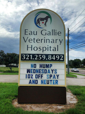 hilarious veterinary practice signs