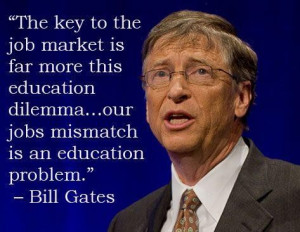 Bill gates quotes about education