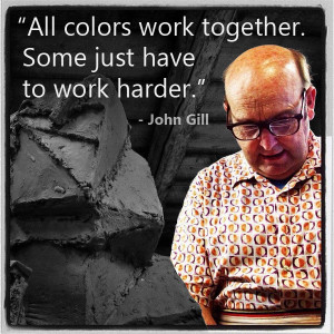 Ceramic artist John Gill on color--presenter at 2014 North Carolina ...