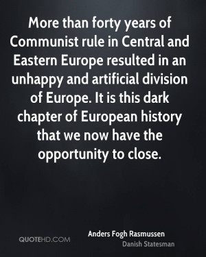 More than forty years of Communist rule in Central and Eastern Europe ...