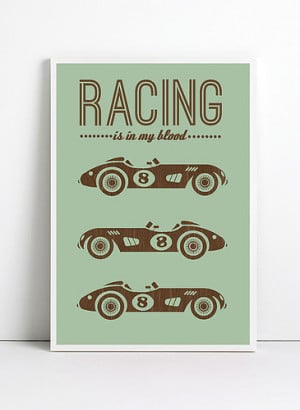 Car Racing Quotes Tumblr Inspirational quote print
