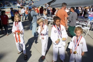 Daan Buijs , a nine-year old orange belt, won a bronze medal in ...
