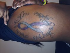... abuse awareness and purple for eating disorders and domestic violence