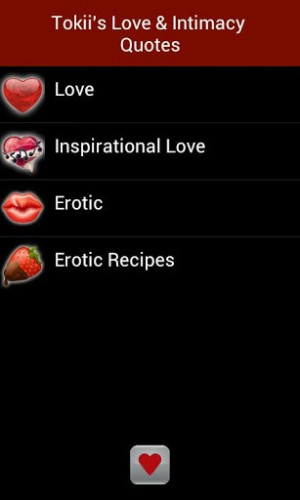查看更大图片 Love & Intimacy Quotes 用于 的 Android 的截屏