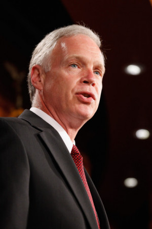 in this photo ron johnson sen ron johnson r wi speaks during a news