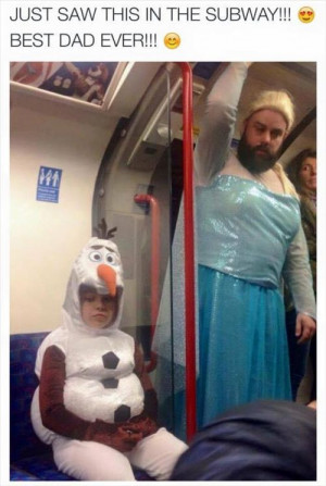 best dad ever, dad dressed up as princess for his daughter on the ...