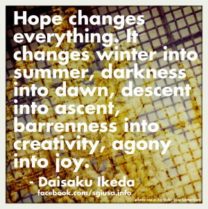 Have Hope ~ Hope Changes Everything