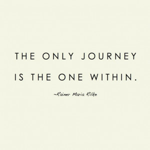 Becoming blog : the journey within quote Rilke quote