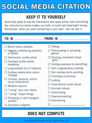 Mind Your Social Media Manners: Facebook Etiquette Wrapup