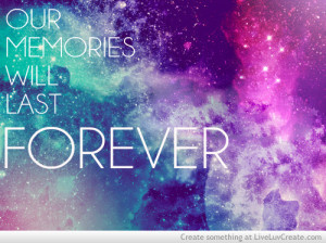 cute, galaxy, love, our memories, pretty, quote, quotes, stars ...