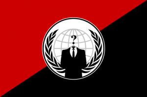 Other very curious flag associated with Anonymous group is this: