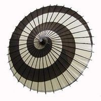 Black & White Swirl Umbrella: Like a giant cocktail umbrella, imagine ...