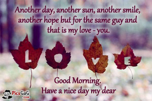 Good Morning My Love Quotes