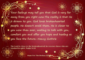 Hope for the brokenhearted