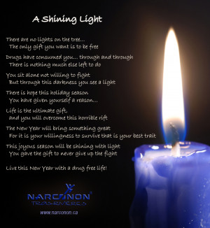 Shining light Christmas poem A Christmas Poem for Addiction Recovery