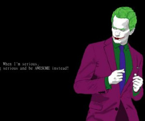 quotes the joker barney stinson HD Wallpaper of General