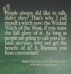 Life and Times of the Wicked Witch of the West More