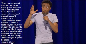 Donald Glover Stand Up On Being 30 Years Old
