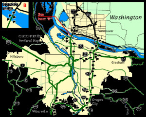 Portland Oregon Metro Map