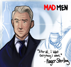 MAD MEN- Roger Sterling by Time-Giver
