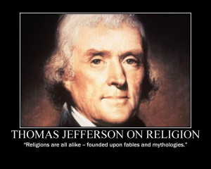 Thomas Jefferson on religion by fiskefyren