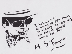 25 Splendid Hunter S. Thompson Quotes