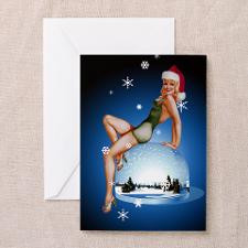PinUp Girl Christmas Greeting Cards (Pk of 20) for