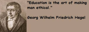 Georg Wilhelm Friedrich Hegel quotations, sayings: