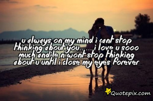 STOP THINKING ABOUT YOU..... I LOVE U SOOO MUCH ANDILE N WONT STOP ...