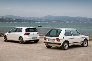 Volkswagen Golf Mki And Mkvii Rear Shot