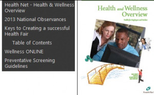 health wellness brochure health net employer manual