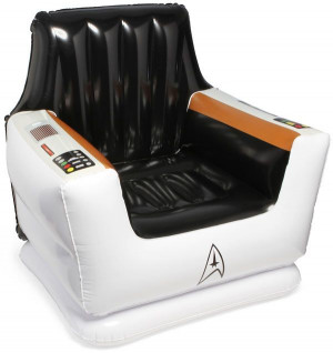 ThinkGeek's Inflatable Captain's Chair is a must-have for Star Trek ...