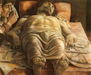 アンドレーア・マンテーニャ （1431-1506） 死せる ...