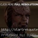 Worf Quotes