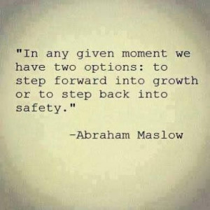 Step forward and grow