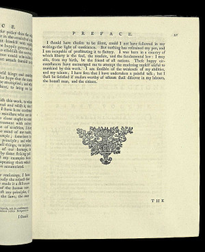 Vattel, on the left, based his Law of Nations on the work of Christian ...